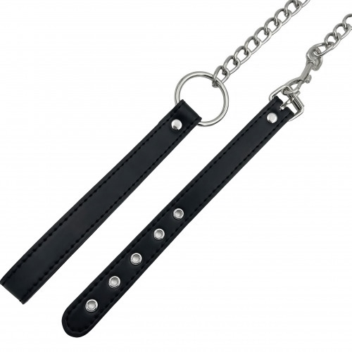 Поводок на пенис, черный