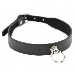 Узкий ошейник с кольцом (иной угол)