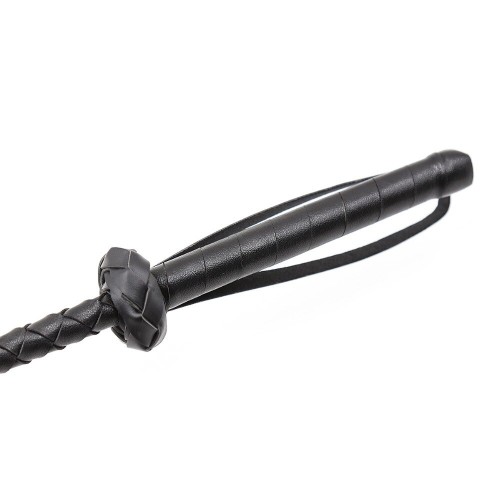 Черный стек с наконечником в виде клевера 70 см