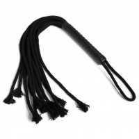 Черная плеть из нейлона