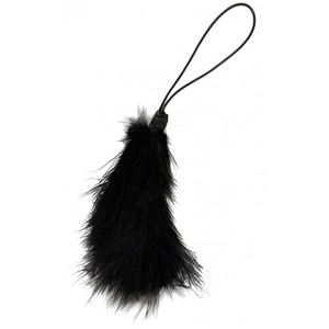Перьевой тиклер Scandal Black Feather черный 18 см