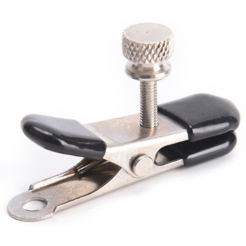 Регулируемые зажимы на соски серебряные