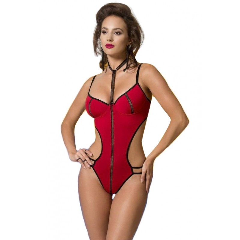 Красное боди Coline S/M