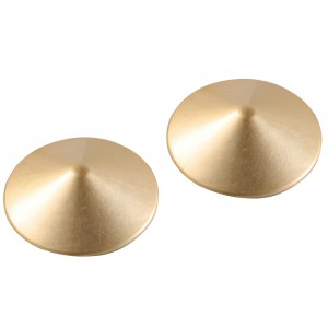 Пэстисы круглые золотистого цвета (иной угол)