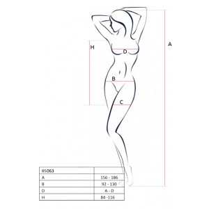 Прозрачное платье красного цвета, BS063, размер S/L (иной угол)