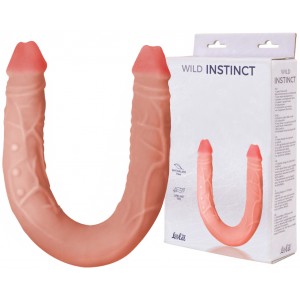 Двусторонний фаллоимитатор Wild Instinct
