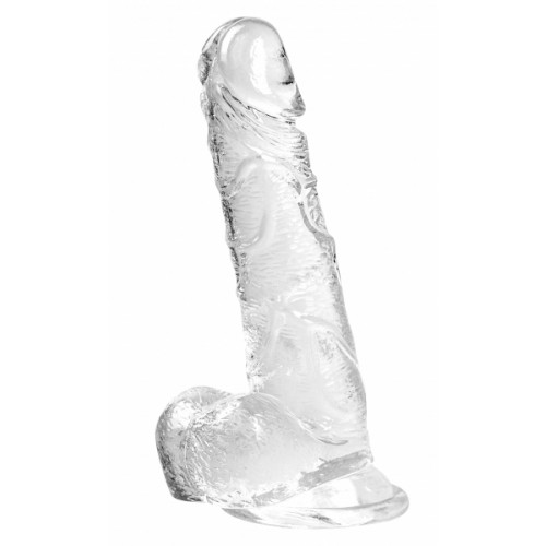 Прозрачный фаллоимитатор с мошонкой Intergalactic Oxygen