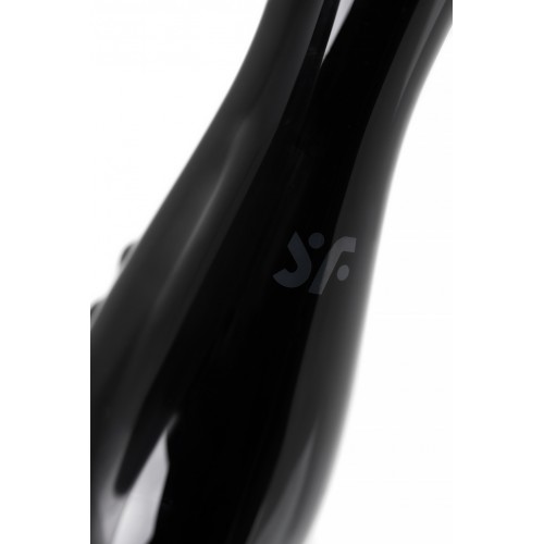 Двусторонний фаллоимитатор Satisfyer Dazzling Crystal 1, стекло, черный, 18,5 см