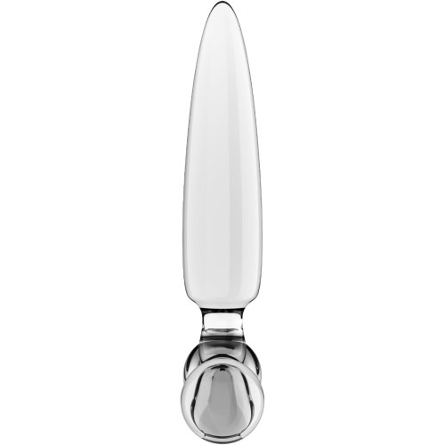 Стеклянный стимулятор 3 в 1 Satisfyer Triple Crystal 1 прозрачный 21 см