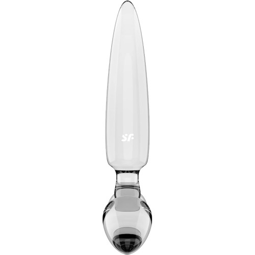Стеклянный стимулятор 3 в 1 Satisfyer Triple Crystal 1 прозрачный 21 см