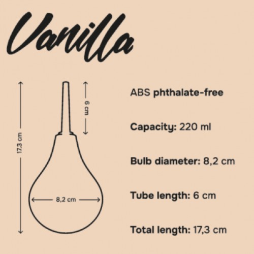 Анальный душ-клизма Vanilla Anal Douche L