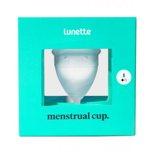 Прозрачная менструальная чаша Lunette Cup 25 мл