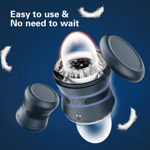 Сквозной мини-мастурбатор с вибрацией Funny Me Secwell