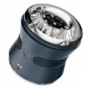 Сквозной мини-мастурбатор с вибрацией Funny Me Secwell (иной угол)