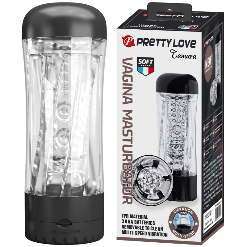 Мульти-скоростной мастурбатор-вагина в колбе Tamara