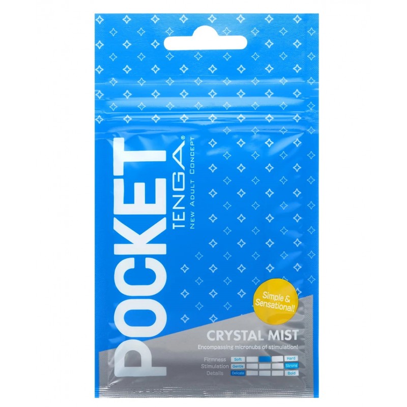 Карманный мастурбатор Tenga Pocket Crystal Mist