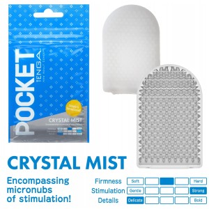 Карманный мастурбатор Tenga Pocket Crystal Mist (иной угол)