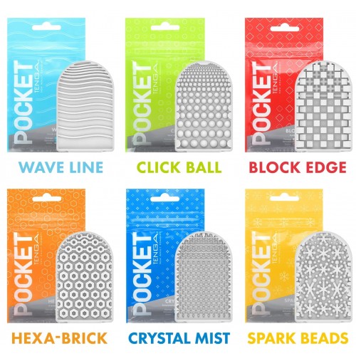 Карманный мастурбатор Tenga Pocket Crystal Mist
