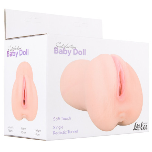 Реалистичный мастурбатор вагина и попка Satisfaction Baby Doll