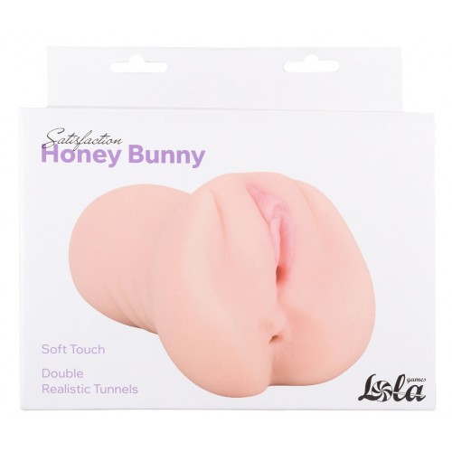 Реалистичный мастурбатор вагина и попка Satisfaction Honey Bunny