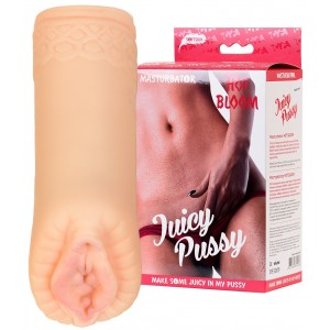 Мастурбатор реалистичный TOYFA Juicy Pussy Hot Bloom, вагина, TPR, телесный, 15 см