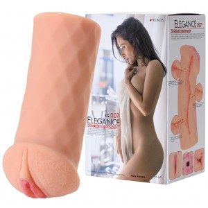 Мастурбатор реалистичный KOKOS ELEGANCE.007, TPR, телесный, 16 см