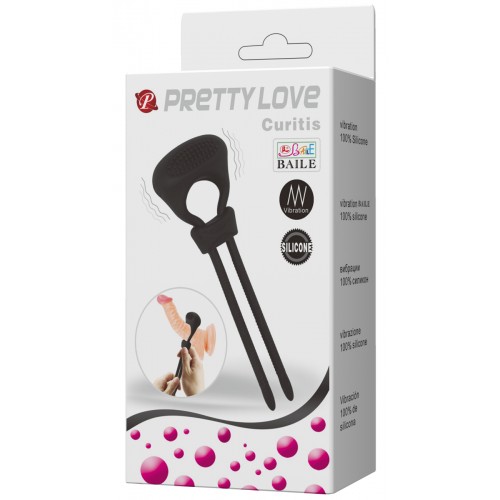 Утяжка (лассо) на пенис с вибрацией Curitis