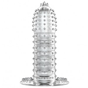 Насадка на пенис прозрачная (иной угол)