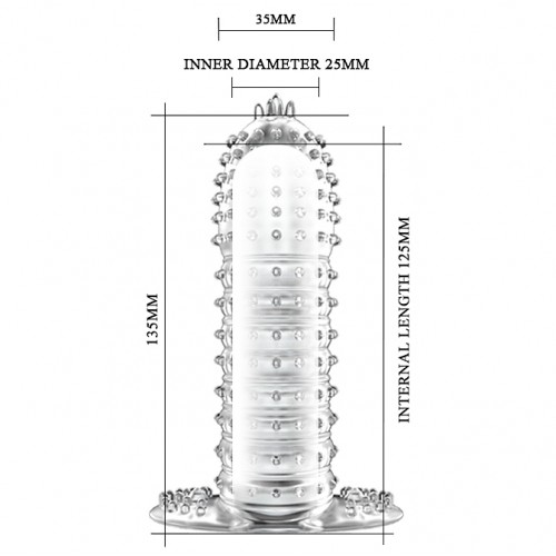 Насадка на пенис прозрачная