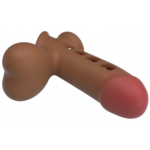 Насадка на пенис и мошонку с функцией расширения Airbag Penis Sleeve Tyronn