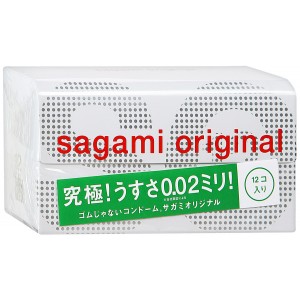 Полиуретановые презервативы Sagami Original 0,02 12 шт