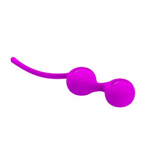 Вагинальные шарики со смещённым центром тяжести Pretty Love Kegel Tighten Up I, пурпурные
