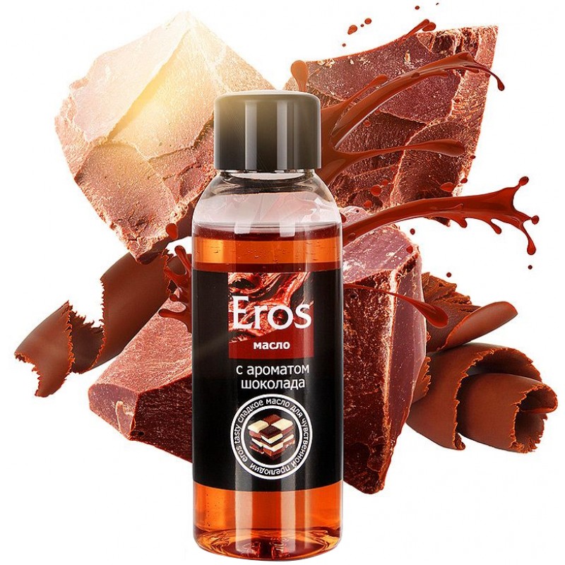 Массажное масло с ароматом шоколада Eros Exotic 50 мл