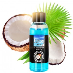 Массажное масло с ароматом кокоса Eros Exotic 50 мл (срок годности до 12.2025)