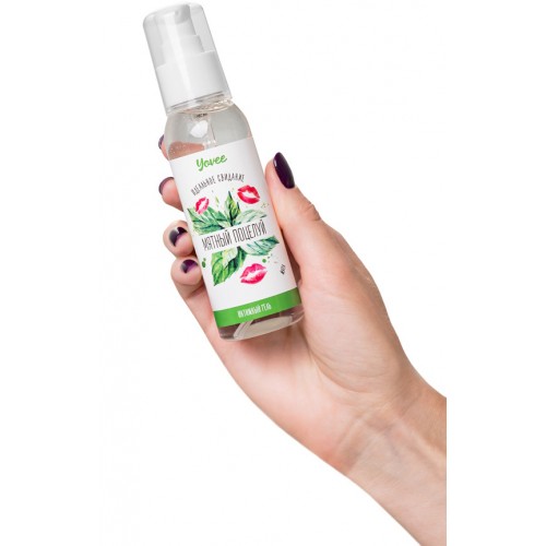 Съедобная гель-смазка Yovee «Мятный поцелуй» со вкусом мяты, 100 мл