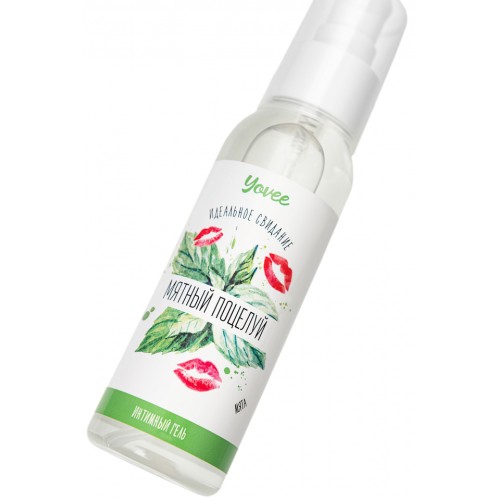 Съедобная гель-смазка Yovee «Мятный поцелуй» со вкусом мяты, 100 мл