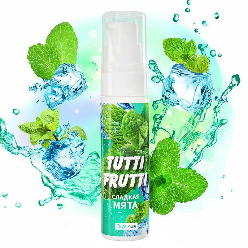 Съедобный лубрикант Tutti-Frutti OraLove сладкая мята 30 гр