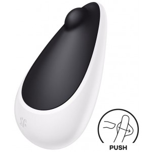 Клиторальный вибромассажер с толчковым стимулятором Satisfyer Spot On 3 черный Клиторальный вибромассажер с толчковым стимулятором Satisfyer Spot On 3 черный (иной угол)