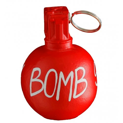 Держатель для карточек и фото "Лимонка. Sex-bomb" красный