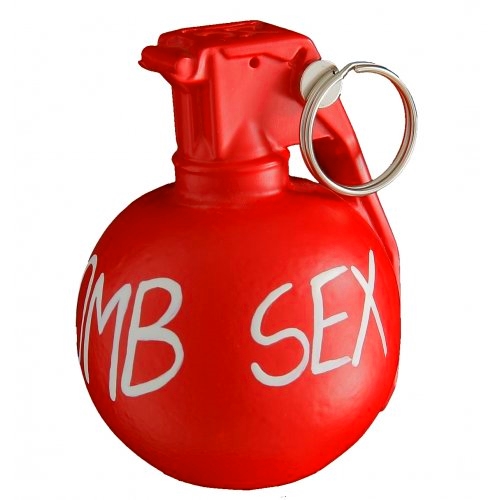 Держатель для карточек и фото "Лимонка. Sex-bomb" красный