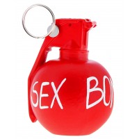 Держатель для карточек и фото "Лимонка. Sex-bomb" красный