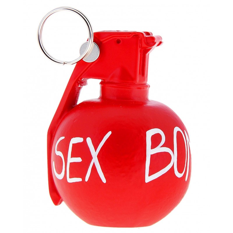 Держатель для карточек и фото "Лимонка. Sex-bomb" красный