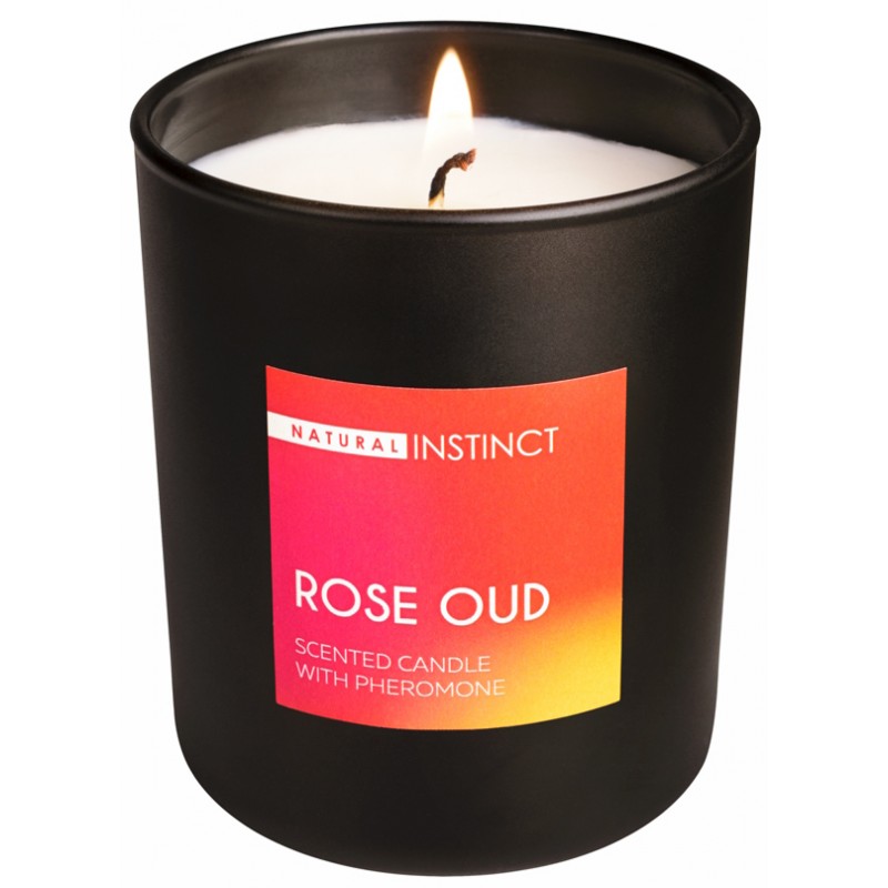 Ароматическая свеча Natural Instinct Роза и Уд 180 гр