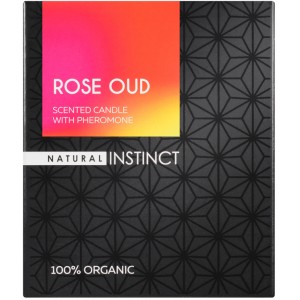 Ароматическая свеча Natural Instinct Роза и Уд 180 гр (иной угол)