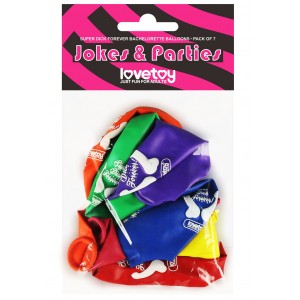 Воздушные шары Lovetoy Super Dick Forever Bachelorette Balloons