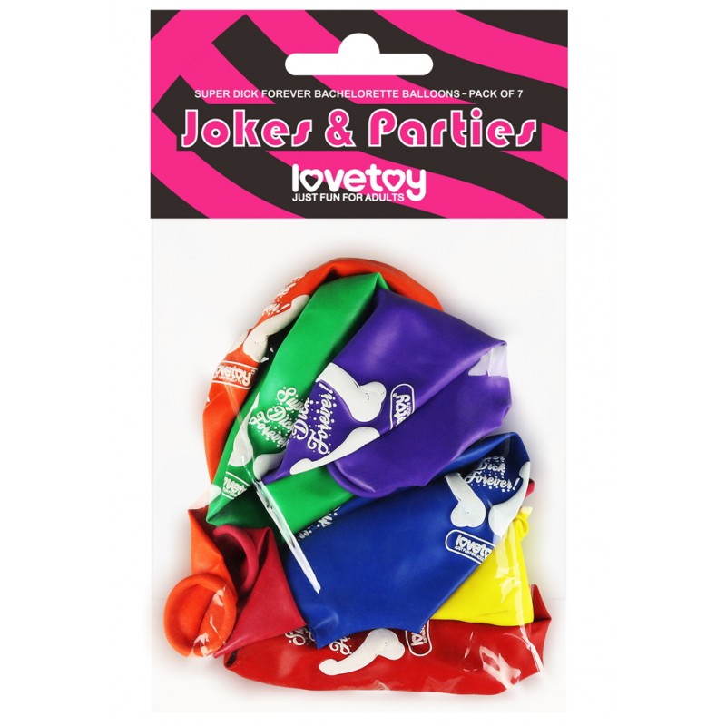 Воздушные шары Lovetoy Super Dick Forever Bachelorette Balloons