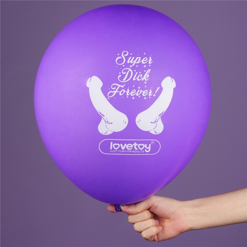 Воздушные шары Lovetoy Super Dick Forever Bachelorette Balloons