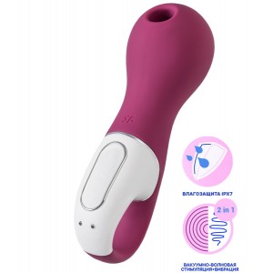 Вакуумно-волновой стимулятор клитора с вибрацией Satisfyer Lucky Libra Вакуумно-волновой стимулятор клитора с вибрацией Satisfyer Lucky Libra (иной угол)