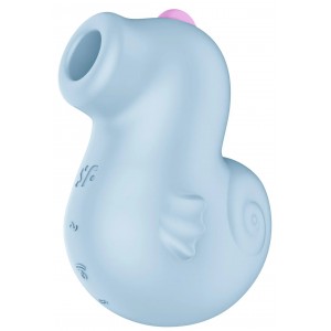 Вакуумно-волновой стимулятор клитора с вибрацией Satisfyer Sea Pony (иной угол)