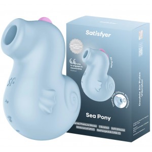Вакуумно-волновой стимулятор клитора с вибрацией Satisfyer Sea Pony